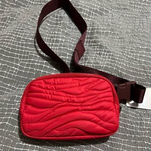 BRAND NEW LULULEMON Team Canada Everywhere Belt Bag Crimson Red Merlot